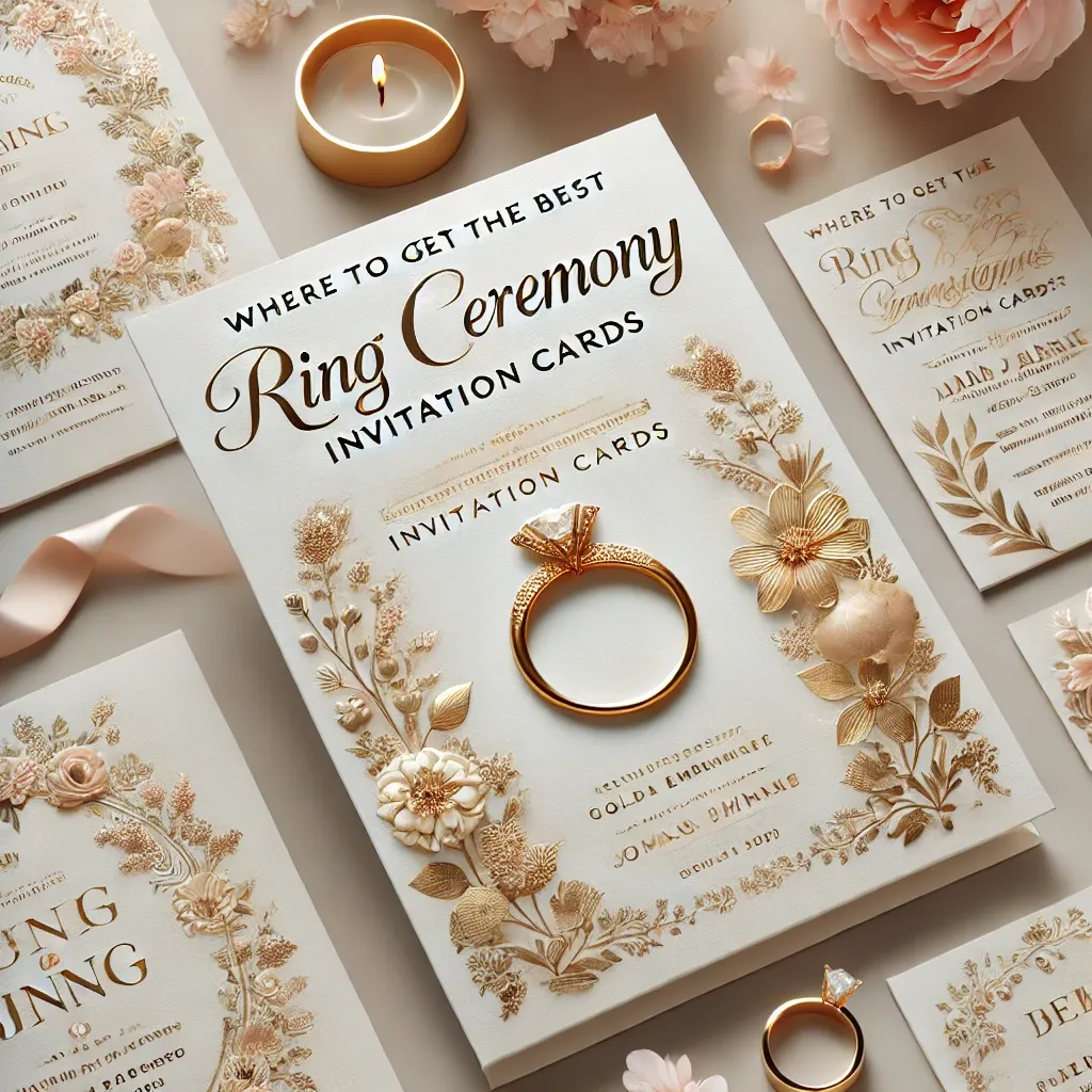 DALL·E 2025-03-05 16.45.42 - A visually appealing image with the heading 'Where to Get the Best Ring Ceremony Invitation Cards_' displayed prominently. The design should be elegan.webp